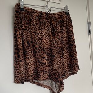 💫AERIE Leopard Print Pajama Shorts XL